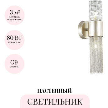 Бра ODEON LIGHT HALL PERLA 4631/2W