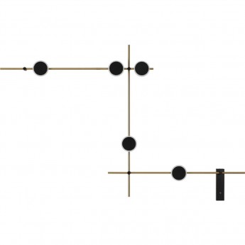 Декоративная подсветка ODEON LIGHT HIGHTECH FLAVIO IP20 LED 18W 3000K 220V металл/черный/античная бронза/акрил (выкл на корпусе)