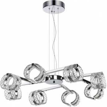 Люстра ODEON LIGHT MIRAGE L-VISION ODL24 455 LED 53W 4000K 3744лм металл акрил, хром Люстра ODEON LIGHT MIRAGE L-VISION ODL24 455 LED 53W 4000K 3744лм металл акрил, хром