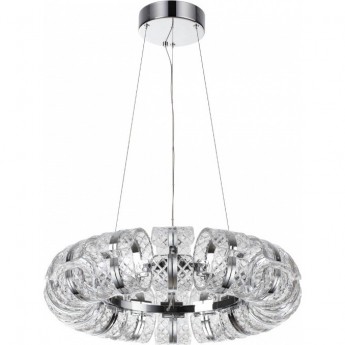 Люстра ODEON LIGHT MIRAGE L-VISION ODL24 455 LED 92W 4000K 5581лм металл акрил, хром Люстра ODEON LIGHT MIRAGE L-VISION ODL24 455 LED 92W 4000K 5581лм металл акрил, хром