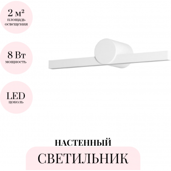 Настенный светильник ODEON LIGHT ABRI 6624/8WL Настенный светильник ODEON LIGHT ABRI 6624/8WL