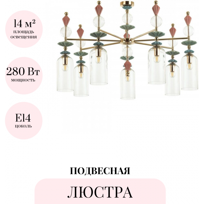 Подвесная люстра ODEON LIGHT BIZET 4855/7C