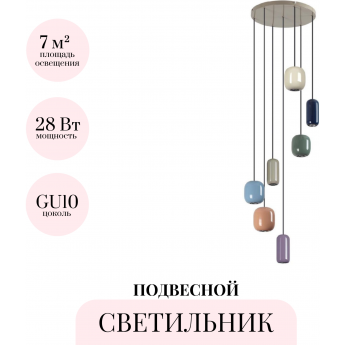 Подвесной светильник ODEON LIGHT OVALI 5053/7